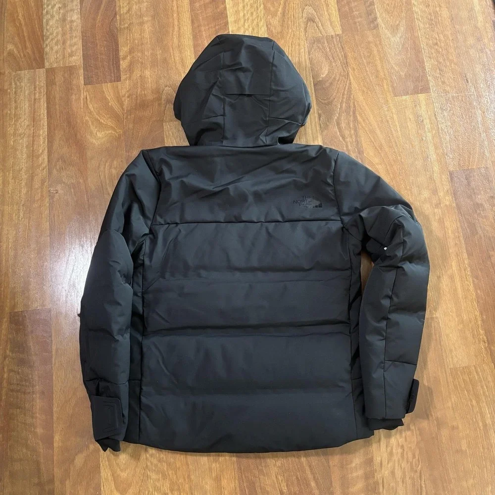 NWT The North Face Jacket Mens Medium Black Cirque Down 550 Hooded Puffer Zip